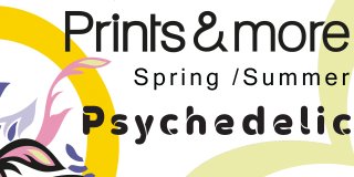 ‎ 
IMMEDIATELY AVAILABLE AS E-BOOK: Prints & More Psychedelic Spring/Summer...